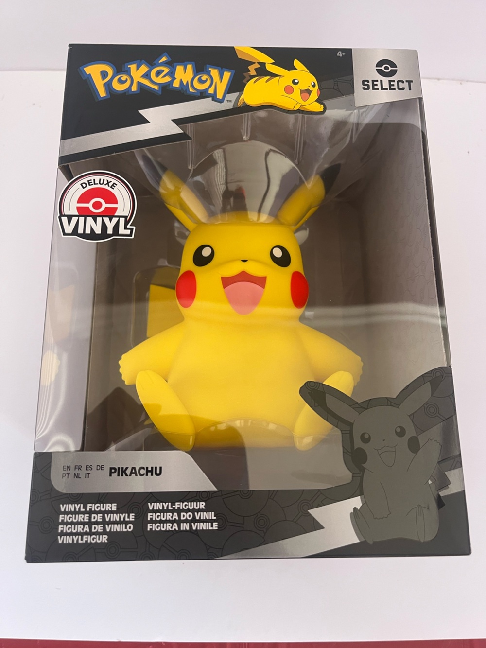 Pokémon Deluxe Vinyl Pikachu Large Figure Collectible With Box